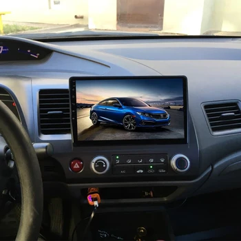 10,1-inčni Auto-Radio Okvir Multimedijski player za Honda Civic 2006-2011 GPS Navigacija DVD Multimedijski uređaj Okvir Авторадио