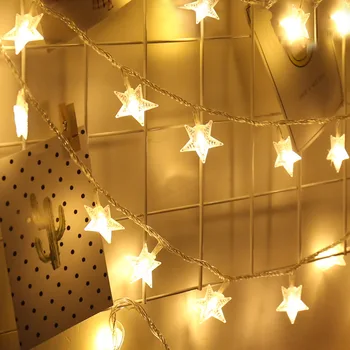 10/20/40/60/100 LED Star Zdjelu Pahuljica Svjetlo Redak Božićne Vijence Nevjerojatan Svjetla Žaruljica za Dom Vjenčanje New year ' s college Dekor 3