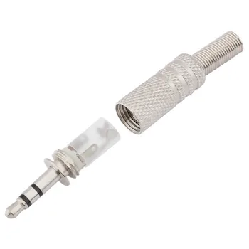 1PC Zamjena 3,5 mm 4-Polni Utikač Za Popravak audio jack za Slušalice Priključak Za Lemljenje Priključnice Za Slušalice