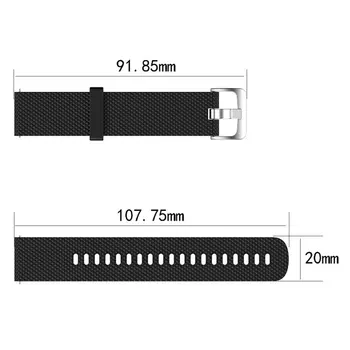 20 mm Sportski Silikon Remen Za Samsung Galaxy Watch SM-R810 42 mm i Sportski remen Gear 2 Za pametne sati Huami Amazfit Bip/Amazfit 2