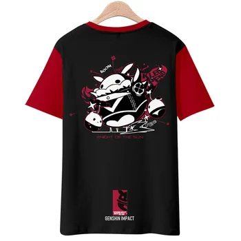 2021 Genshin Impact Anime majica s igra lik s po cijeloj površini t-Shirt kratki rukav Klee Keqing Lisa Barbara Amber Muška ženska odjeća 1