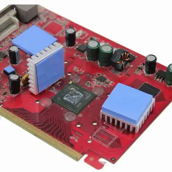 48 Komada 25 x 25 x 2 mm Plavi Izvodi Silikon Термопластик za cpu GPU VGA Vodljivi brtva