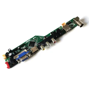 60 Hz monitor LVDS pogodan za N184H6/N184HGE/LTM184HL01/LTN156HT01 1920*1080 WLED 40-pinski konektor za VGA+USB+AV komplet naknade za upravljanje pogonom zaslona