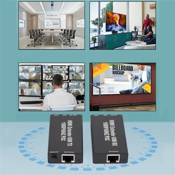 60 M HDMI-kompatibilnu produžni kabel Cat5e Cat 6 Ethernet IP TCP HDMI signal na lan Konverter 1080p 3D HDMI Predajnik Prijemnik, TX RX