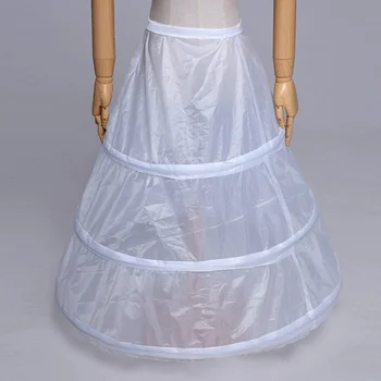 Bijela haljina-slip Pribor Ханбок Tri Kruga i Jedan Марлевая Suknja od guste gaze s bujnom suknju Donja suknja