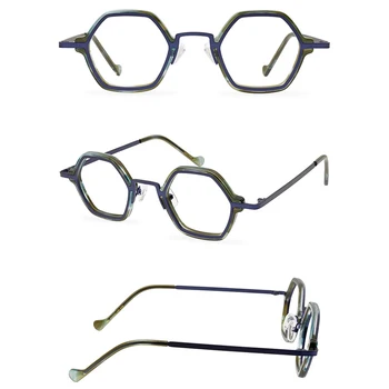 Bijela Optički Japanski Dizajn ANNE ET VALENTI*N Recept Vintage Retro Naočale Nepravilnog Oblika, Okvira Za Naočale, sunčane Naočale M8
