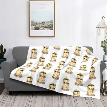 Fascinantno Burrito s pokrivačem Фланелевое Proljeće-осеннее Meksički Živo Mekani prekrivač za posteljinu Office posteljinu 3