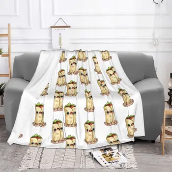 Fascinantno Burrito s pokrivačem Фланелевое Proljeće-осеннее Meksički Živo Mekani prekrivač za posteljinu Office posteljinu 5