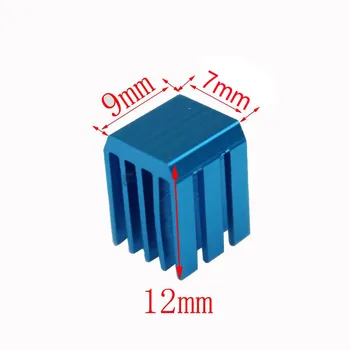 Gdstime 100 kom. GDT - X9 Hladnjak Aluminijski Radijator 9 mm x 9 mm x 12 mm Hlađenja Radijator za Hlađenje Hladnjaka 0