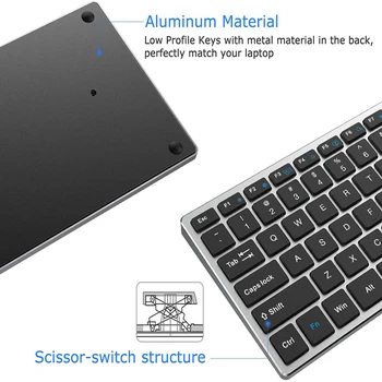 Jelly Ploče QWERTZ Njemački Bluetooth tipkovnica velika Britanija, SAD, Engleski je Bežična Bluetooth tipkovnicu za laptop Macbook Tablet мультиустройства 5