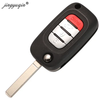 Jingyuqin 25 kom. 3 tipke 4 Tipke Flip Torbica za daljinski ključ za Benz, Smart Fortwo 453 Forfour-2017 Zamjena pokrova za ključeve vozila 1