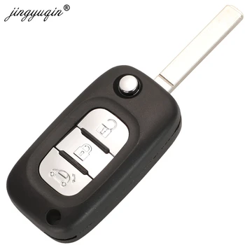 Jingyuqin 25 kom. 3 tipke 4 Tipke Flip Torbica za daljinski ključ za Benz, Smart Fortwo 453 Forfour-2017 Zamjena pokrova za ključeve vozila 3