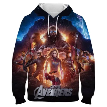 Marvel Avengers 4 iron Man, Kapetan Amerika 3D Print Odijelo Hoodies Unisex Osvetnici Casual Igra Majica Jakna Vanjska odjeća