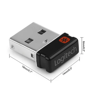 Miš Tipkovnica Bežični Ključ Prijemnik Ujedinjujući USB adapter za logitech-MX M905 M950 M505 M510 Povežite 6 Uređaja