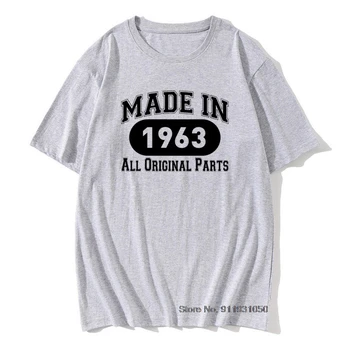 Muška majica s po cijeloj površini 1963. godine 58-og Poklon tati Za Rođendan 63 Klasicni Muška Majica kratkih rukava i okruglog izreza Jubilarni ljetne majice 0