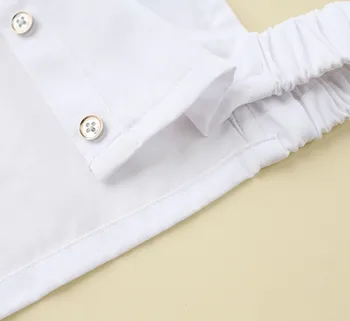 Nova košulja dame ukrašene čipkom divlji lažni džemper Ukras slatka ovratnik za oči bijeli retro roza i bijeli pamuk ogrlicu femme
