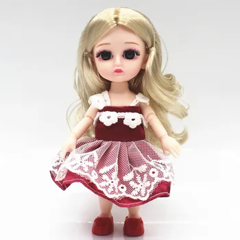 Nova lutkarska odjeća 16 cm za 1/12 BJD Lutka Haljina Odijelo Casual Odjeća DIY Haljina Pribor za igračke Poklon 4