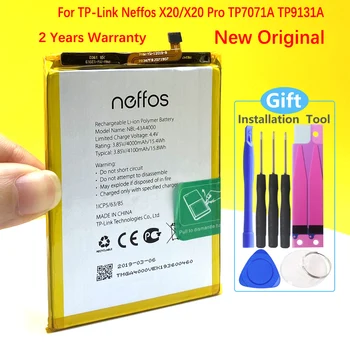 NOVI Original Bateriju 4100 mah NBL-43A4000 Za mobilni Telefon TP-Link Neffos X20/X20 Pro TP7071A TP9131A NA lageru