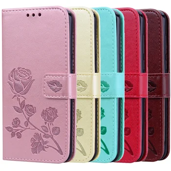 Pink stil Kožna Flip torbica za Xiaomi Redmi Note 7 8 8T 7A 9 Pro 9C 8 8A Redmi note 4 4X 4A 5A Torbicu s novčanikom-knjige