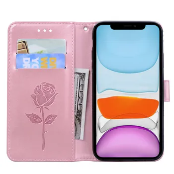 Pink stil Kožna Flip torbica za Xiaomi Redmi Note 7 8 8T 7A 9 Pro 9C 8 8A Redmi note 4 4X 4A 5A Torbicu s novčanikom-knjige 4