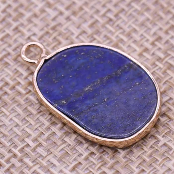Privjesci od prirodnog Kamena Reiki Iscjeljuju, lapis Lazuli Tirkizno Kristalno Privjesci za izradu Nakita DIY Ogrlica i Naušnice Pribor