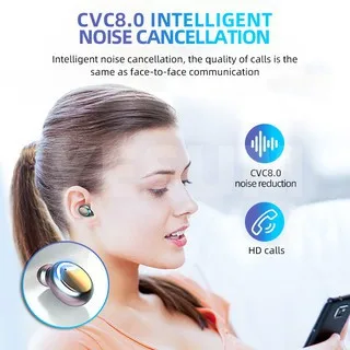 Ready slušalice StockF9 Bežične Bluetooth Slušalice TWS Bluetooth 5.0 Slušalice sa Kontrolama na Dodir 9D Басовый Glas