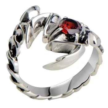 S925 nakit od srebra silver škorpija muškarci открывающее prsten Škorpija 025321w 1