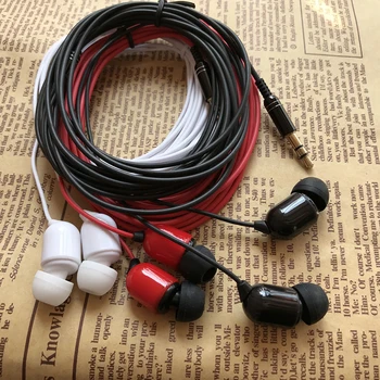 Slušalice Super Bass 3 m Izdužena Žice Slušalice Ožičen Slušalice Stereo Slušalice su Super Stereo Glazbena Slušalice Bijela Crna, Crvena