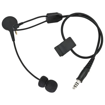 Taktička e-slušalice Y-line mikrofon Kenwood PZR set pribora, pogodan za udarni slušalice Howarda Reiter 0