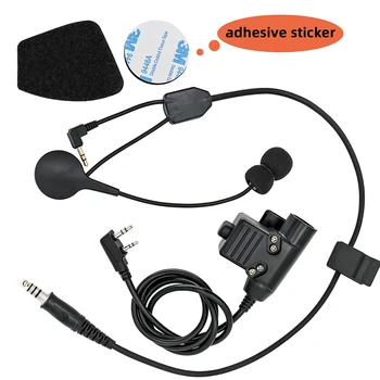 Taktička e-slušalice Y-line mikrofon Kenwood PZR set pribora, pogodan za udarni slušalice Howarda Reiter 2