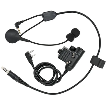 Taktička e-slušalice Y-line mikrofon Kenwood PZR set pribora, pogodan za udarni slušalice Howarda Reiter 4