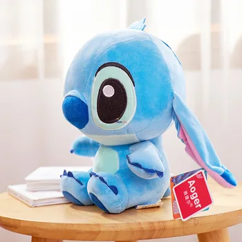 Topla Kawai Disney Stitch Pliš Igračke Lutke Anime Lilo i Stitch Mekana Lutka Slatka Stitch od samta Lutka rođendanski Poklon za djecu Dječja igračka