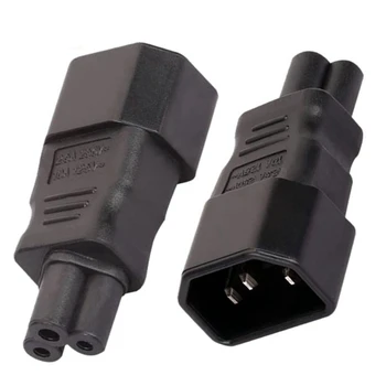 Univerzalni Adapter IEC 320 C14 - C5 Adapter je Pretvarač C5 u C14 Priključak za napajanje ac 3-pinski Konektor IEC320 C14 TOPLA RASPRODAJA