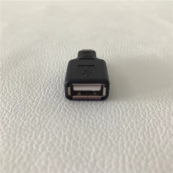 USB Tip A Ženski na USB Mini Tip B Muški 5-pinski Adapter je Pretvarač Priključak Crna