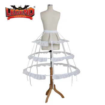 Ženska gothic Lolita kavez Folijom Donja suknja Donja suknja Srednjovjekovna victorian suknja u stilu rokokoa Krinolina