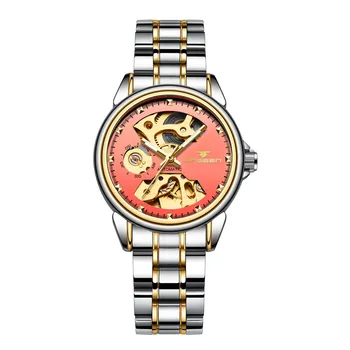 Ženske Automatski mehanički sat je Najbolji Brand Luksuznih 2020 Trendi ženski ručni sat Od nehrđajućeg čelika satovi Poklon Sat Sat 0