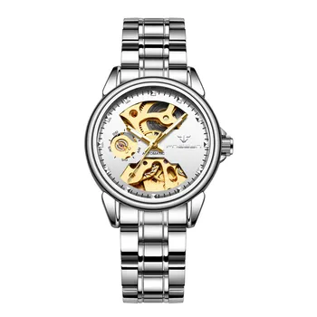 Ženske Automatski mehanički sat je Najbolji Brand Luksuznih 2020 Trendi ženski ručni sat Od nehrđajućeg čelika satovi Poklon Sat Sat 3
