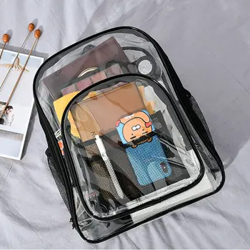 Ženski ruksak Prozirni Prozirni PVC s više džepova Školska torba Putni Ruksak AU